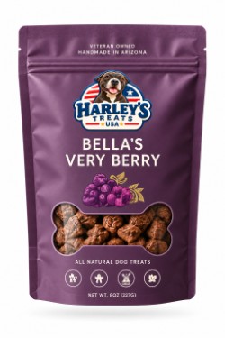 Bag of Bella’s Very Berry Biscuits with its ingredient list